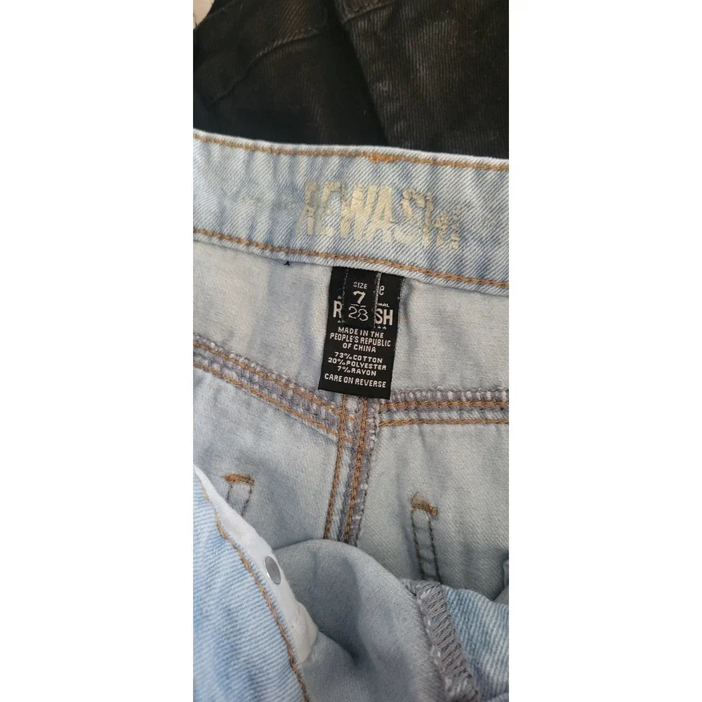 Rewash Junior's Light Denim Shorts – Size 7